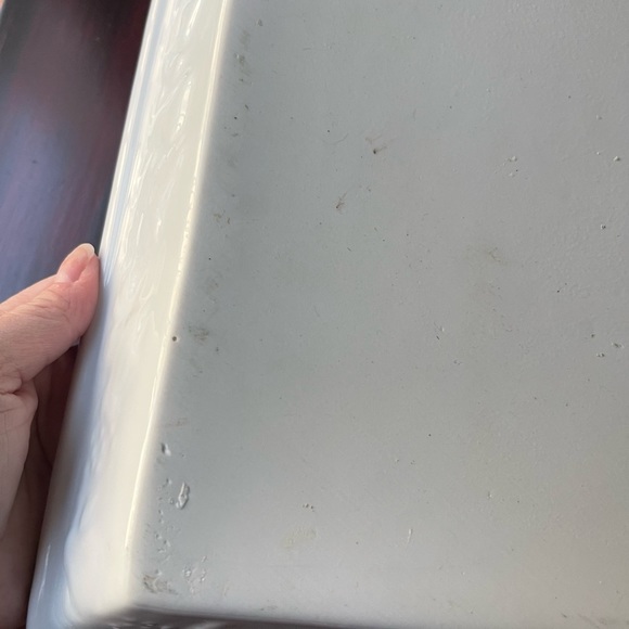 Vintage White Ceramic Square Bakeware - Picture 5 of 10